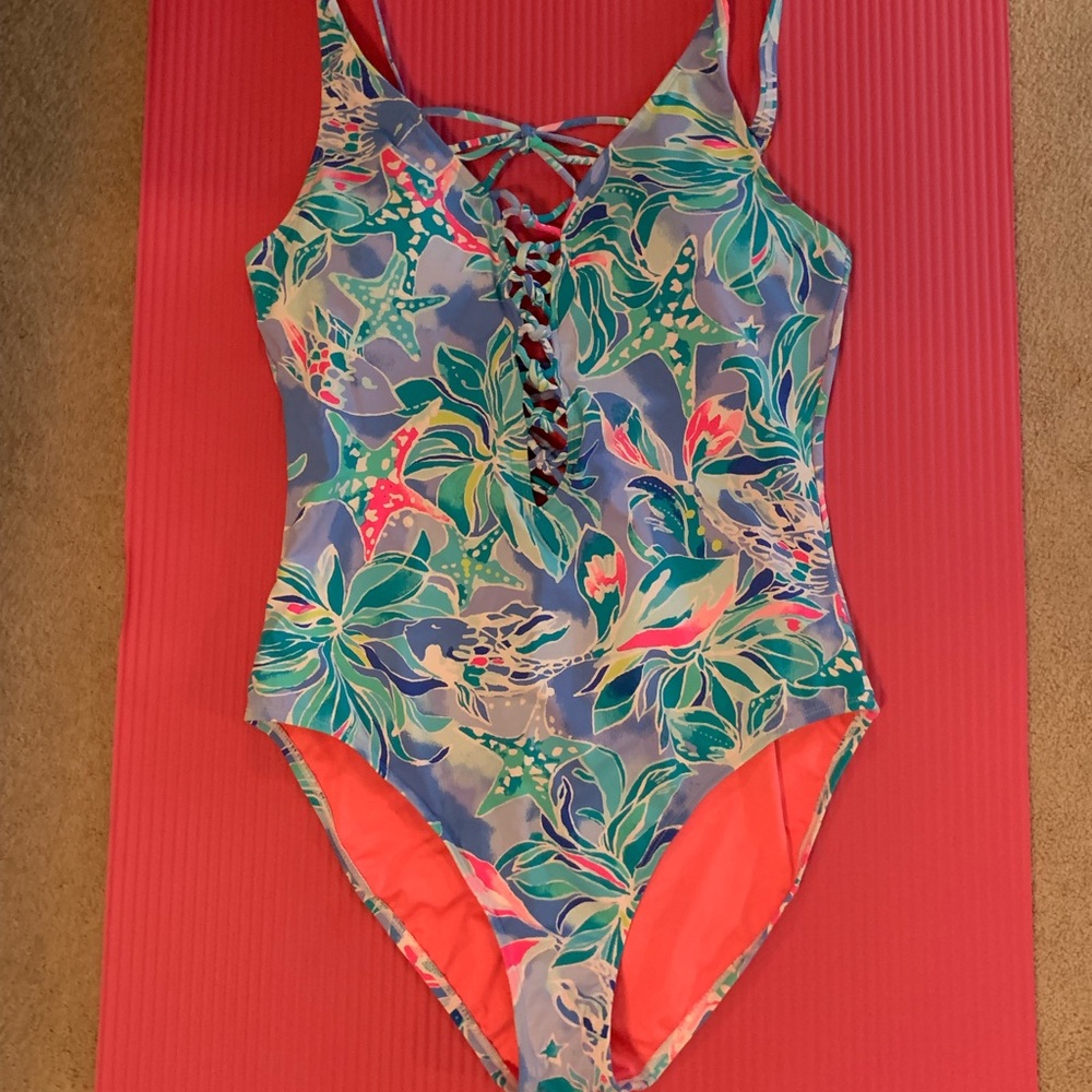 Lattice Celestial Seas Lilly Pulitzer Swimsuit